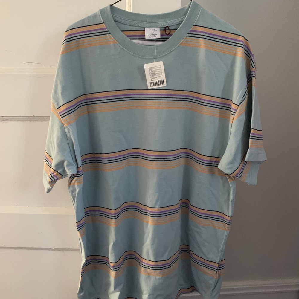UO Oversized Striped Men’s T-Shirt - Small NWT